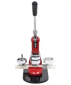 vidaXL Badge Maker Machine with Circle Cutter 44 mm