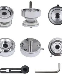 vidaXL Badge Maker Machine with Circle Cutter 44 mm