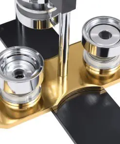 vidaXL Badge Maker Machine with Circle Cutter Rotate Punch 58 mm