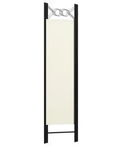 vidaXL 3-Panel Room Divider White 120×180 cm