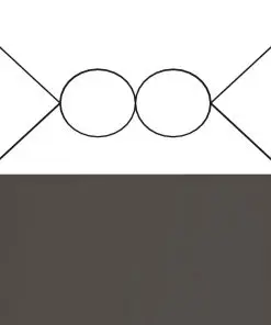 vidaXL 3-Panel Room Divider Anthracite 120×180 cm