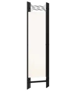 vidaXL 4-Panel Room Divider White 160×180 cm