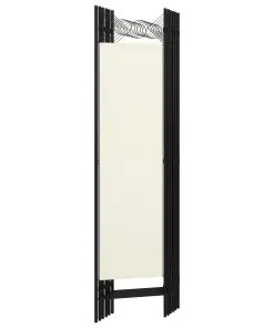 vidaXL 6-Panel Room Divider White 240×180 cm