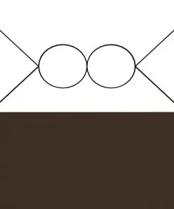 vidaXL 6-Panel Room Divider Brown 240×180 cm