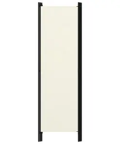 vidaXL 3-Panel Room Divider White 150×180 cm