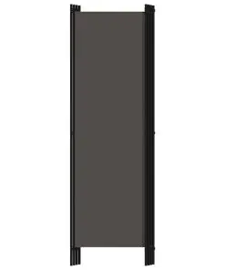 vidaXL 4-Panel Room Divider Anthracite 200×180 cm