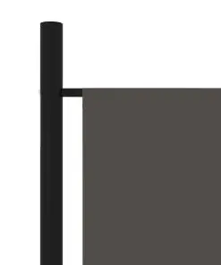 vidaXL 4-Panel Room Divider Anthracite 200×180 cm