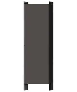 vidaXL 5-Panel Room Divider Anthracite 250×180 cm