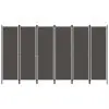 vidaXL 6-Panel Room Divider Anthracite 300×180 cm