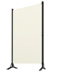 vidaXL 3-Panel Room Divider White 260×180 cm