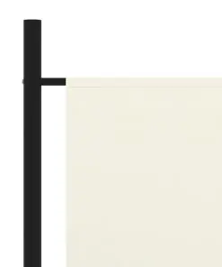 vidaXL 3-Panel Room Divider White 260×180 cm