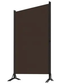 vidaXL 3-Panel Room Divider Brown 260×180 cm