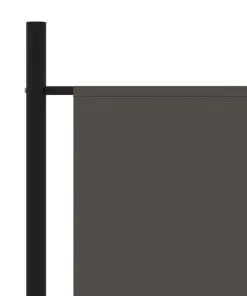 vidaXL 3-Panel Room Divider Anthracite 260×180 cm