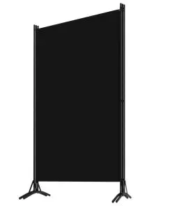 vidaXL 3-Panel Room Divider Black 260×180 cm