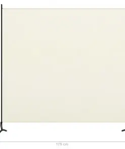 vidaXL 1-Panel Room Divider White 175×180 cm