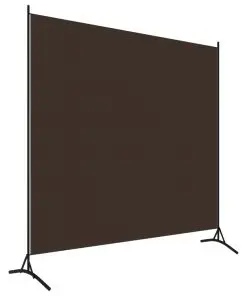 vidaXL 1-Panel Room Divider Brown 175×180 cm