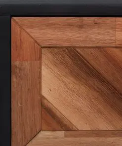 vidaXL Nightstand 40x30x53 cm Solid Acacia Wood and MDF
