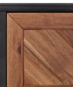 vidaXL Sideboard 45x32x115 cm Solid Acacia Wood and MDF