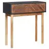 vidaXL Console Table 70x30x75 cm Solid Acacia Wood and MDF vidaXL Console Table 70x30x75 cm Solid Acacia Wood and MDF