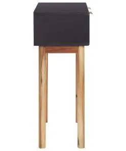 vidaXL Console Table 70x30x75 cm Solid Acacia Wood and MDF