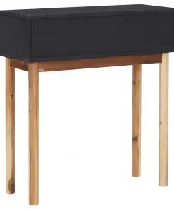 vidaXL Console Table 70x30x75 cm Solid Acacia Wood and MDF