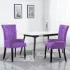 vidaXL Armchair Purple Velvet