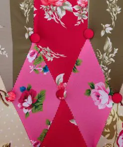 vidaXL French Chair with Patchwork Design Fabric