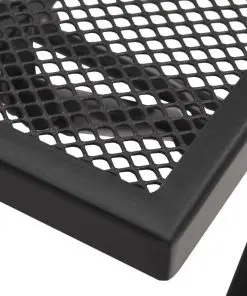 vidaXL Folding Table Mesh 38x38x38 cm Steel Anthracite