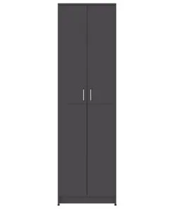 vidaXL Hallway Furniture Set Grey Chipboard