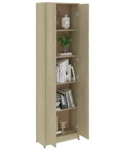 vidaXL Hallway Furniture Set Sonoma Oak Chipboard