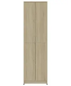 vidaXL Hallway Furniture Set Sonoma Oak Chipboard