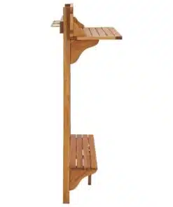 vidaXL Balcony Bar Table 90x37x122,5 cm Solid Acacia Wood