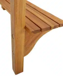 vidaXL Balcony Bar Table 90x37x122,5 cm Solid Acacia Wood