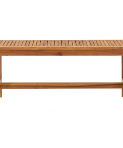 vidaXL Coffee Table 102x50x43 cm Solid Acacia Wood