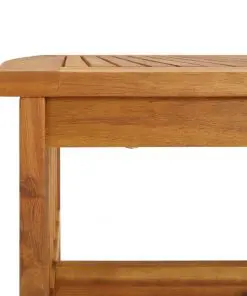 vidaXL Coffee Table 102x50x43 cm Solid Acacia Wood