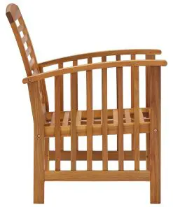 vidaXL Garden Chairs 2 pcs Solid Acacia Wood