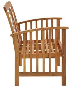 vidaXL Garden Bench 119 cm Solid Acacia Wood