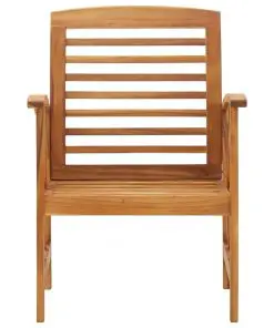 vidaXL Garden Chairs 2 pcs Solid Acacia Wood