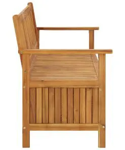 vidaXL Garden Storage Bench 148 cm Solid Acacia Wood