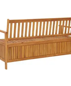 vidaXL Garden Storage Bench 148 cm Solid Acacia Wood