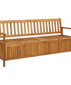 vidaXL Garden Storage Bench 170 cm Solid Acacia Wood