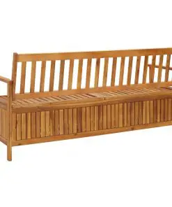 vidaXL Garden Storage Bench 170 cm Solid Acacia Wood