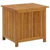 vidaXL Garden Storage Box 60x50x106 cm Solid Acacia Wood