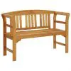 vidaXL Garden Bench 120 cm Solid Acacia Wood vidaXL Garden Bench 120 cm Solid Acacia Wood