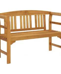 vidaXL Garden Bench 120 cm Solid Acacia Wood