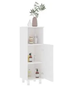 vidaXL 3 Piece Bathroom Furniture Set White Chipboard