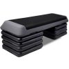 Everfit Aerobic Step Exercise Stepper Risers Gym Cardio Fitness 5 Level Bench