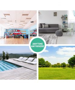 Everfit Aerobic Step Exercise Stepper Risers Gym Cardio Fitness 5 Level Bench