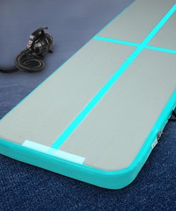Everfit GoFun 3X1M Inflatable Air Track Mat with Pump Tumbling Gymnastics Green