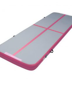 Everfit 3m x 1m Air Track Mat Gymnastic Tumbling Pink and Grey Everfit 3m x 1m Air Track Mat Gymnastic Tumbling Pink and Grey